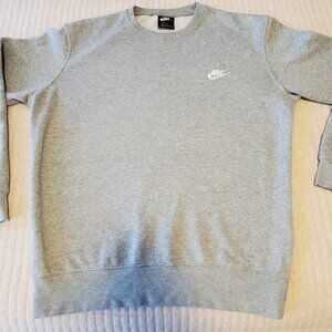NIKE CREWNECK SWEATSHIRT Grey Men Large